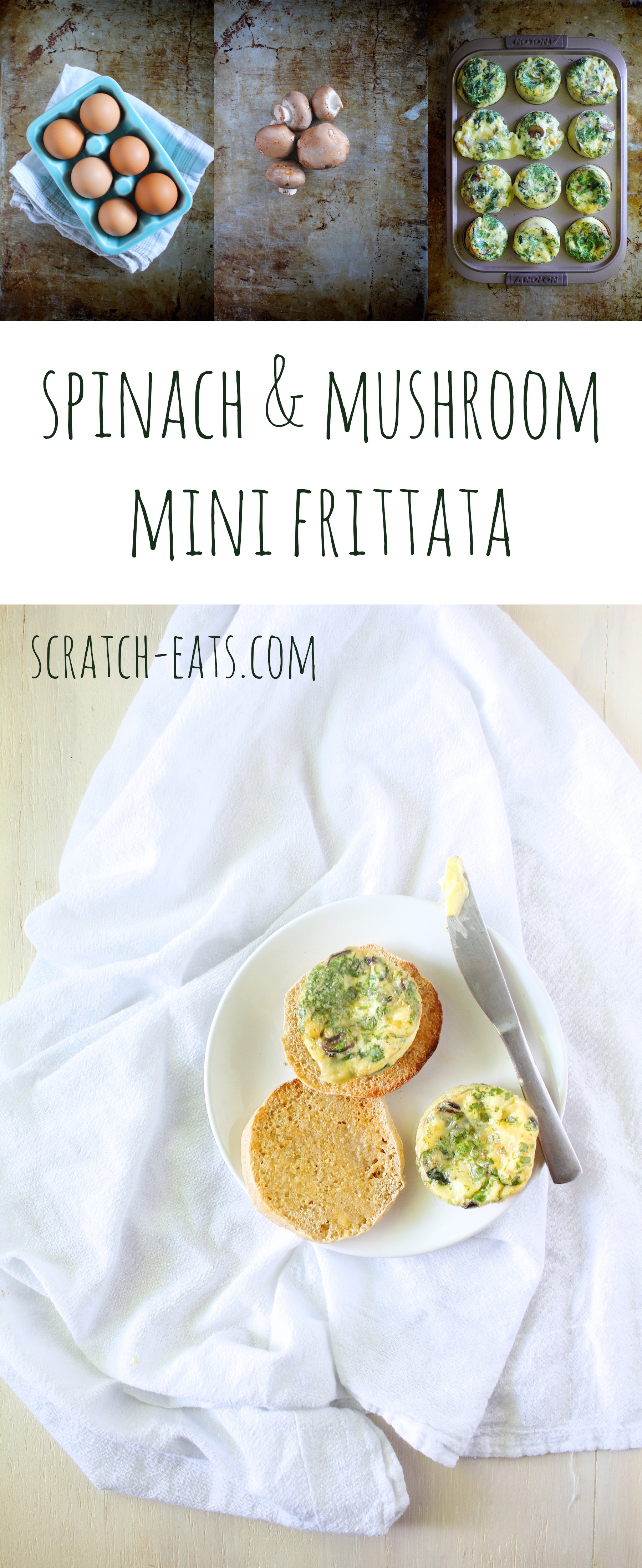 Spinach & Mushroom Mini Frittata