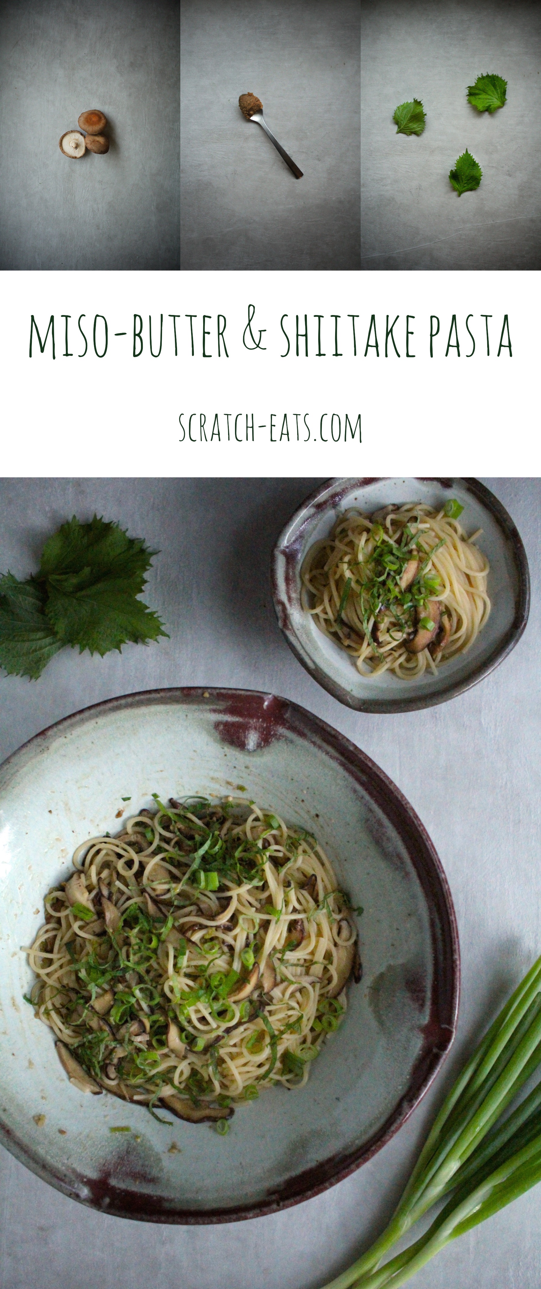 Miso-Butter and Shiitake Pasta