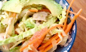 Asian Chicken Salad with Zippy Sesame Dressing